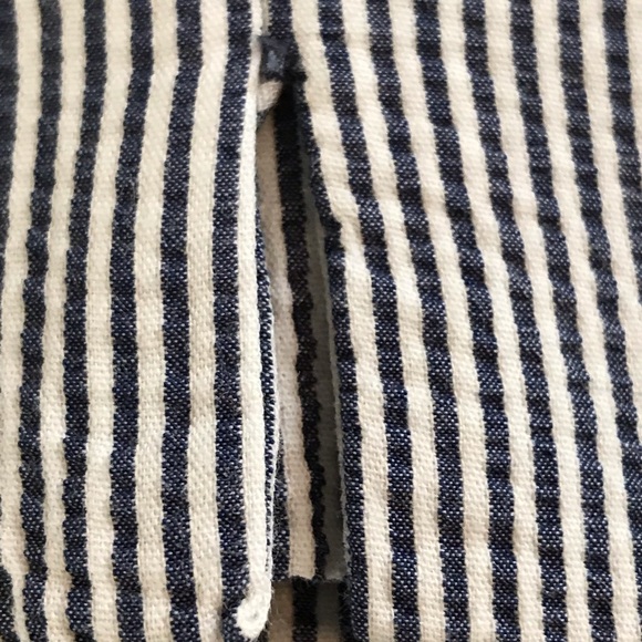 Talbots Capri pants. Striped.Size 10P. 100% cotton - Picture 5 of 7